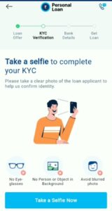 Taking Selfie in Paytm app