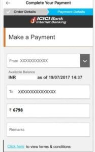 Enter your account details to pay Kissht loan EMI
