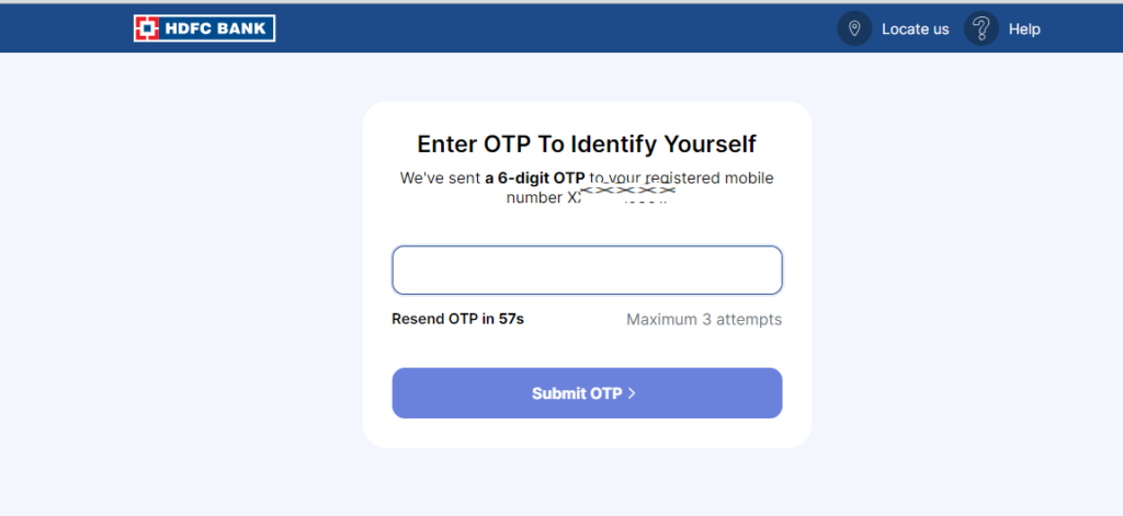hdfc bank mobile number change