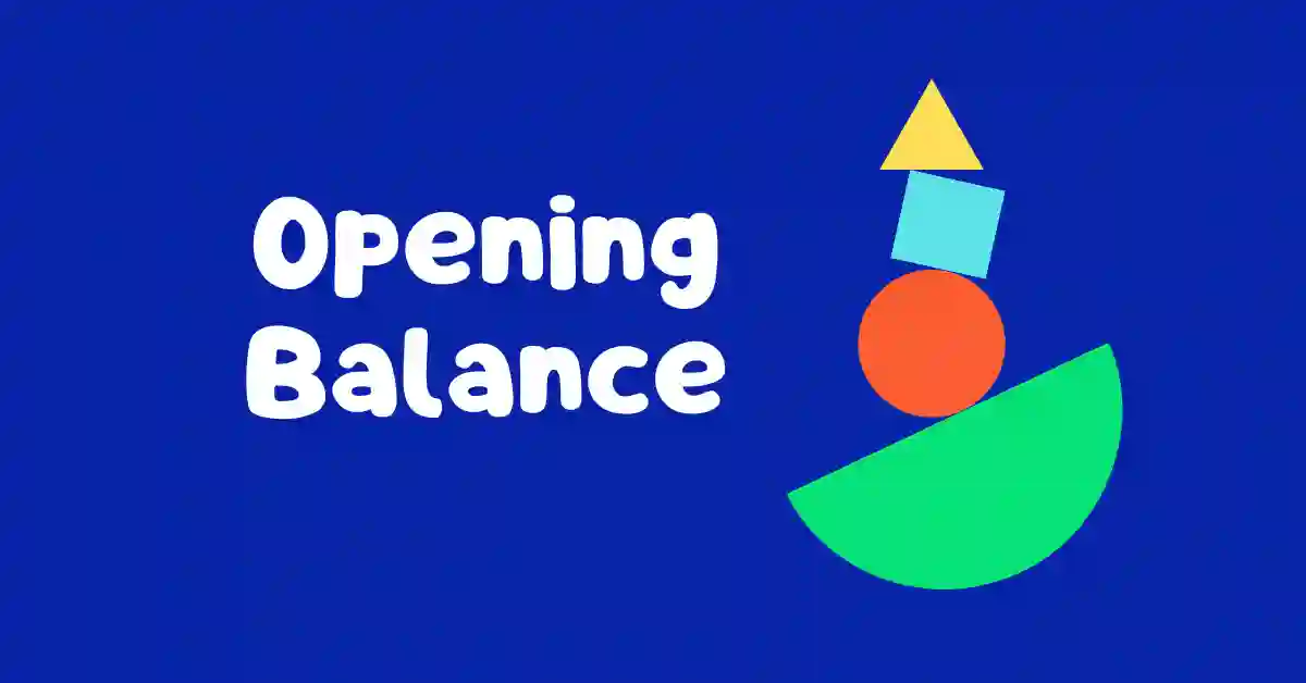 Opening Balance Meaning in Hindi
