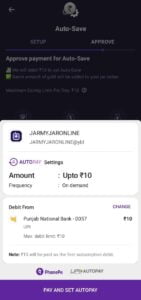 jar auto pay