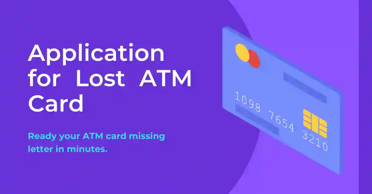 atm card missing letter