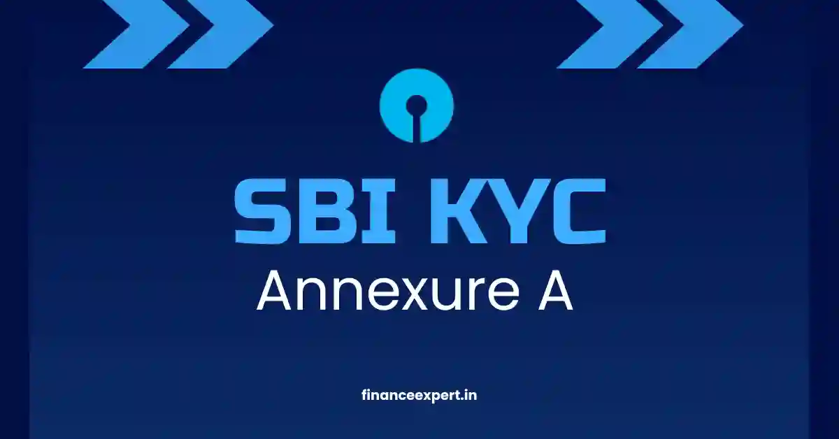 sbi kyc annexure a