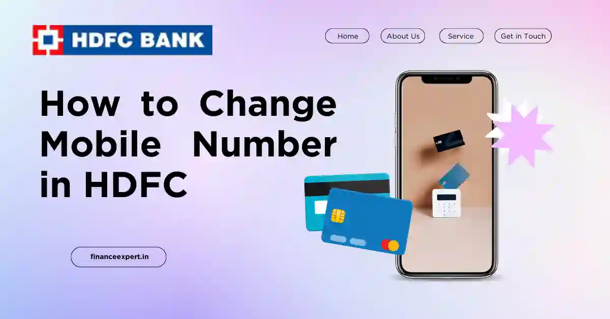 hdfc bank mobile number change
